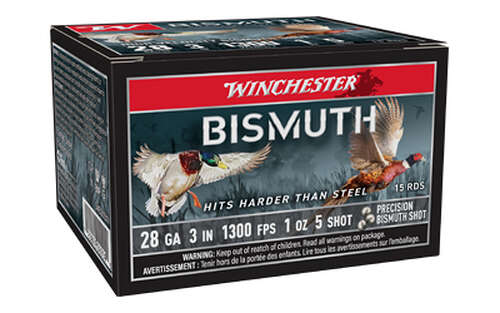 Ammunition Winchester Ammunition Bismuth 28Gauge WIN BISMUTH 28GA 3" #5 15/150